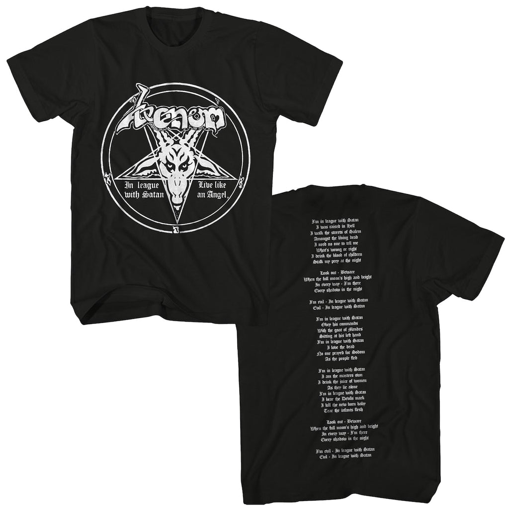 Venom In League With Satan T-Shirt Hoodie, Sweatshirt | CoreVibeTees.com (Image 1)