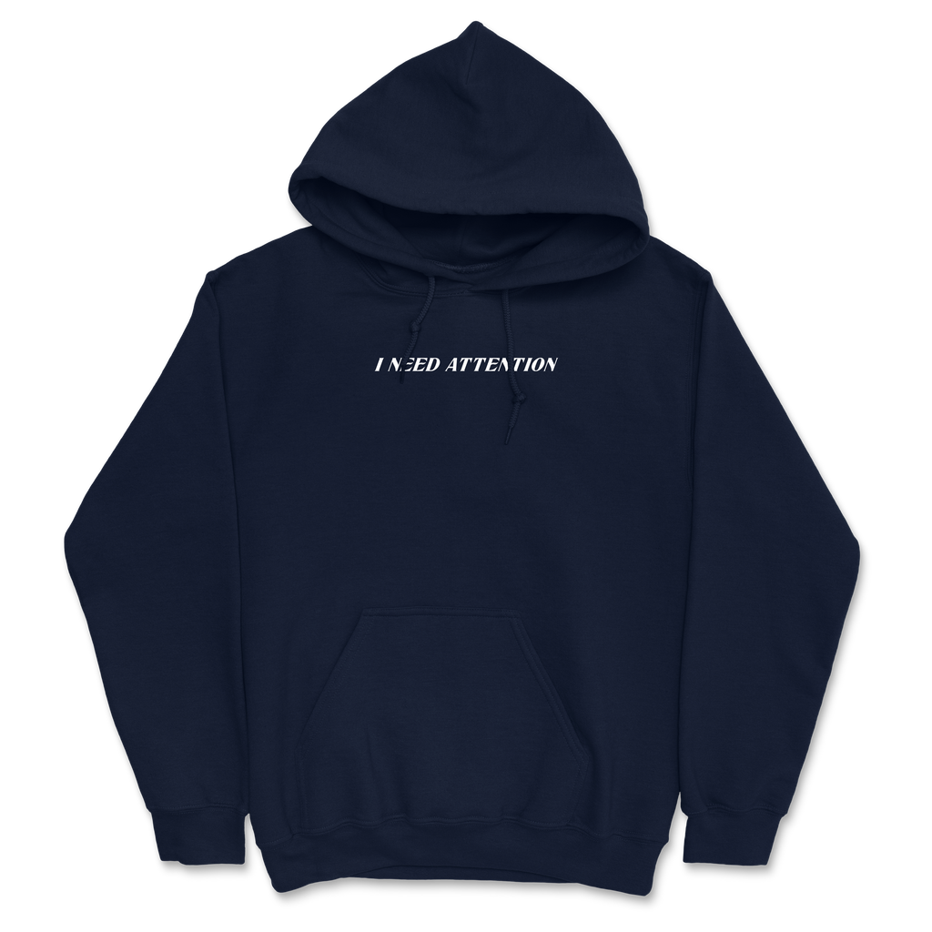 Emarosa - Attention Hoodie - Navy T-Shirts, Sweatshirt | CoreVibeTees.com (Image 2)