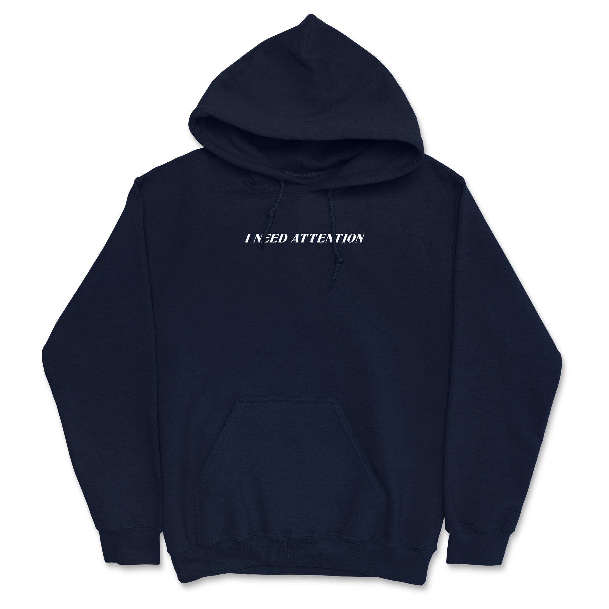 Emarosa - Attention Hoodie - Navy T-Shirts, Sweatshirt | CoreVibeTees.com (Image 2)