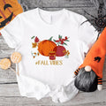 Fall Vibes T-Shirt, Pumpkin Spice Shirt, Unisex Autumn Season Gift Tee, Fall Pumpkin Shirt, Thanksgiving Tee, Family...