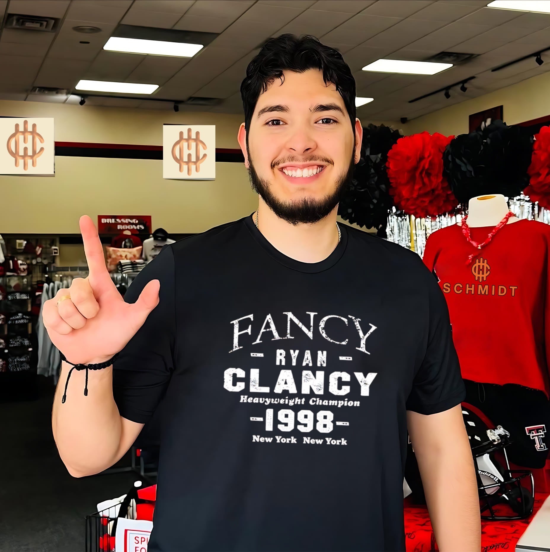 Fancy Ryan Clancy Heavyweight Champion 1998 New York shirt