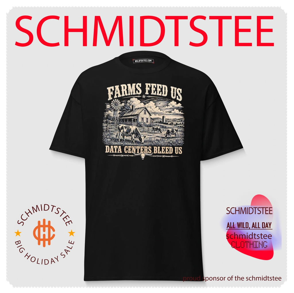 Farms feed us data centers bleed us vintage shirt