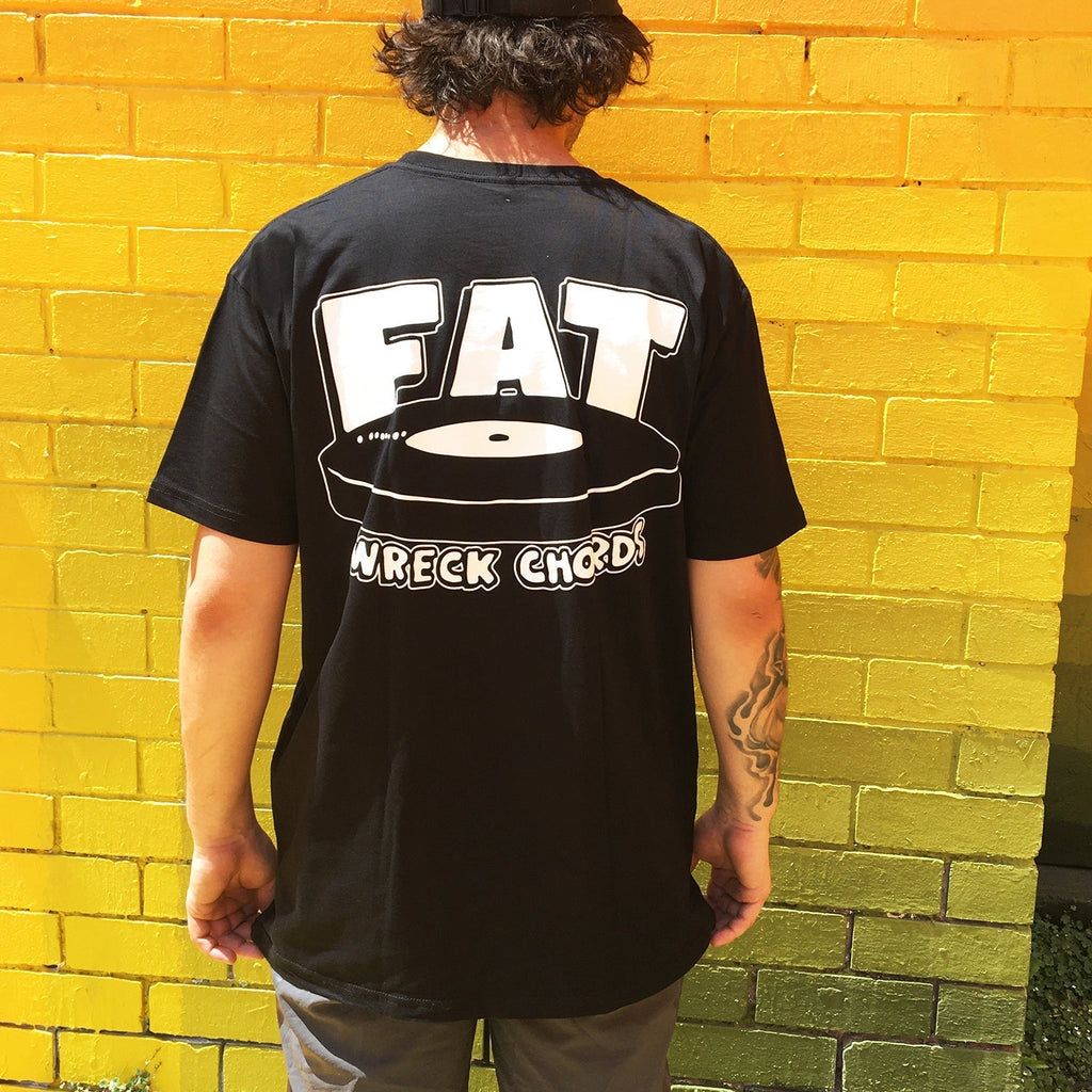 Fat Wreck Logo T-shirt (Black) Hoodie, Sweatshirt | CoreVibeTees.com (Image 3)