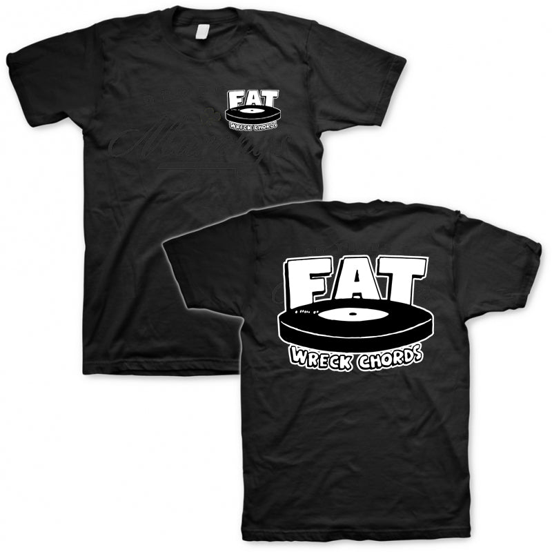 Fat Wreck Logo T-shirt (Black) Hoodie, Sweatshirt | CoreVibeTees.com (Image 1)