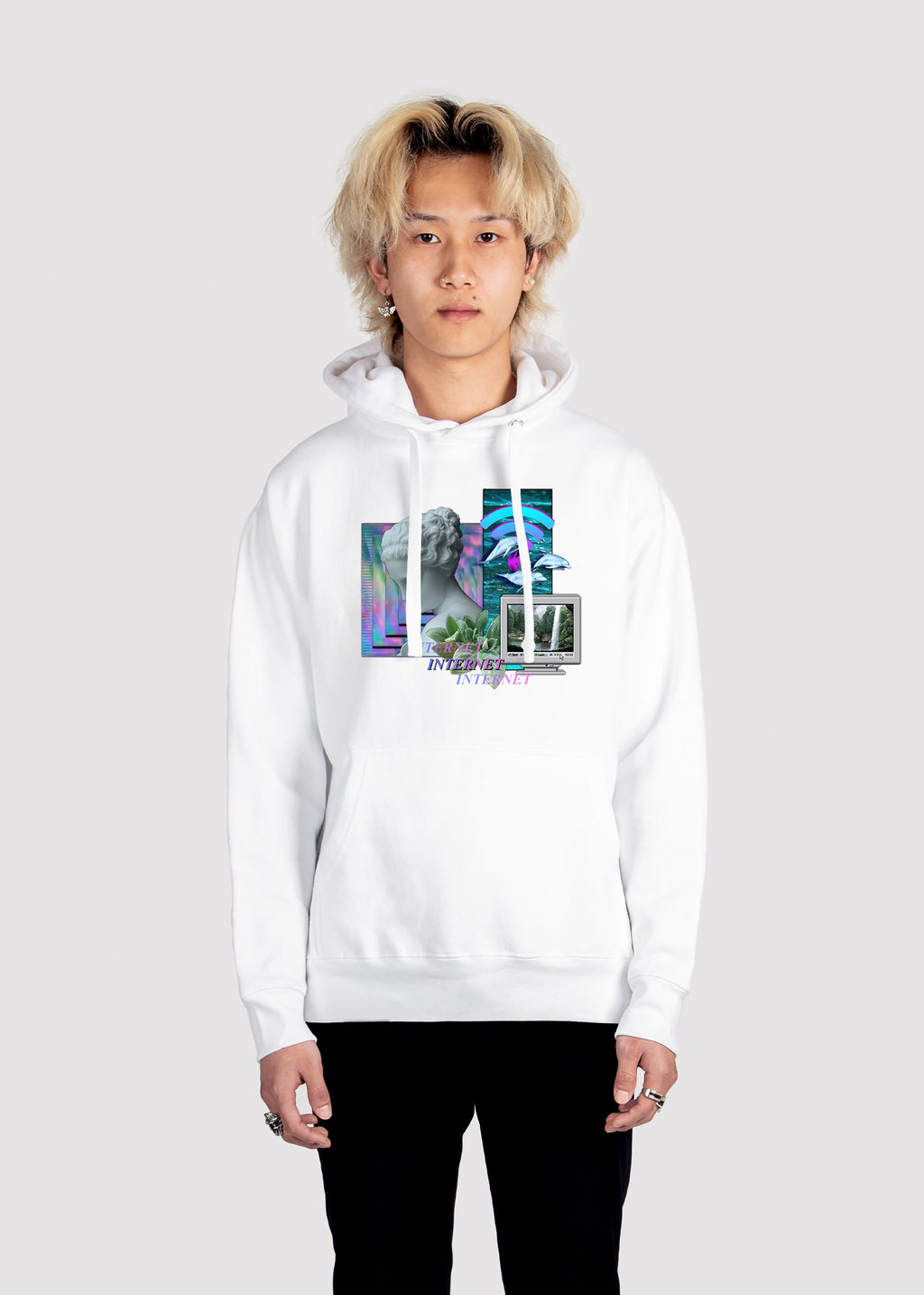Faux Visage Hoodie