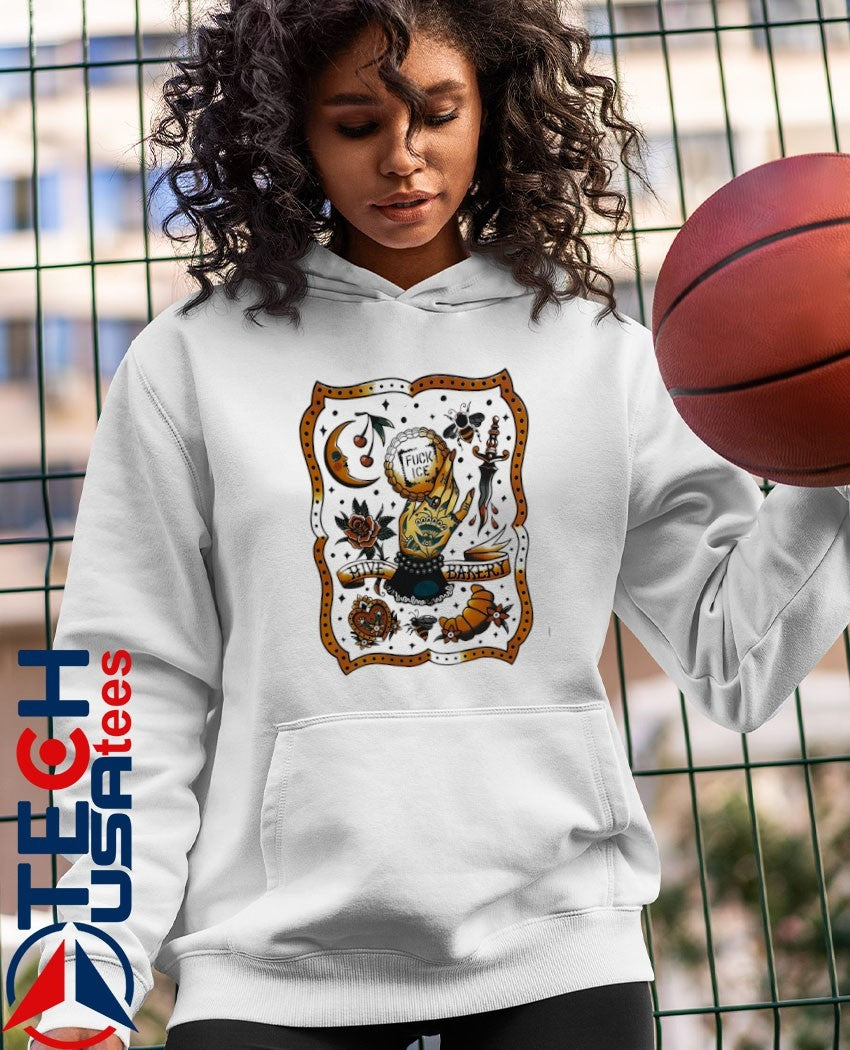 Fck ICE traditional tattoo flash shirt