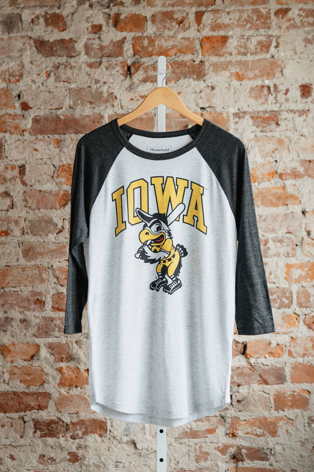 Iowa Herky the Hawk Baseball Tee Style001 Hoodie, Sweatshirt | CoreVibeTees.com (Image 2)