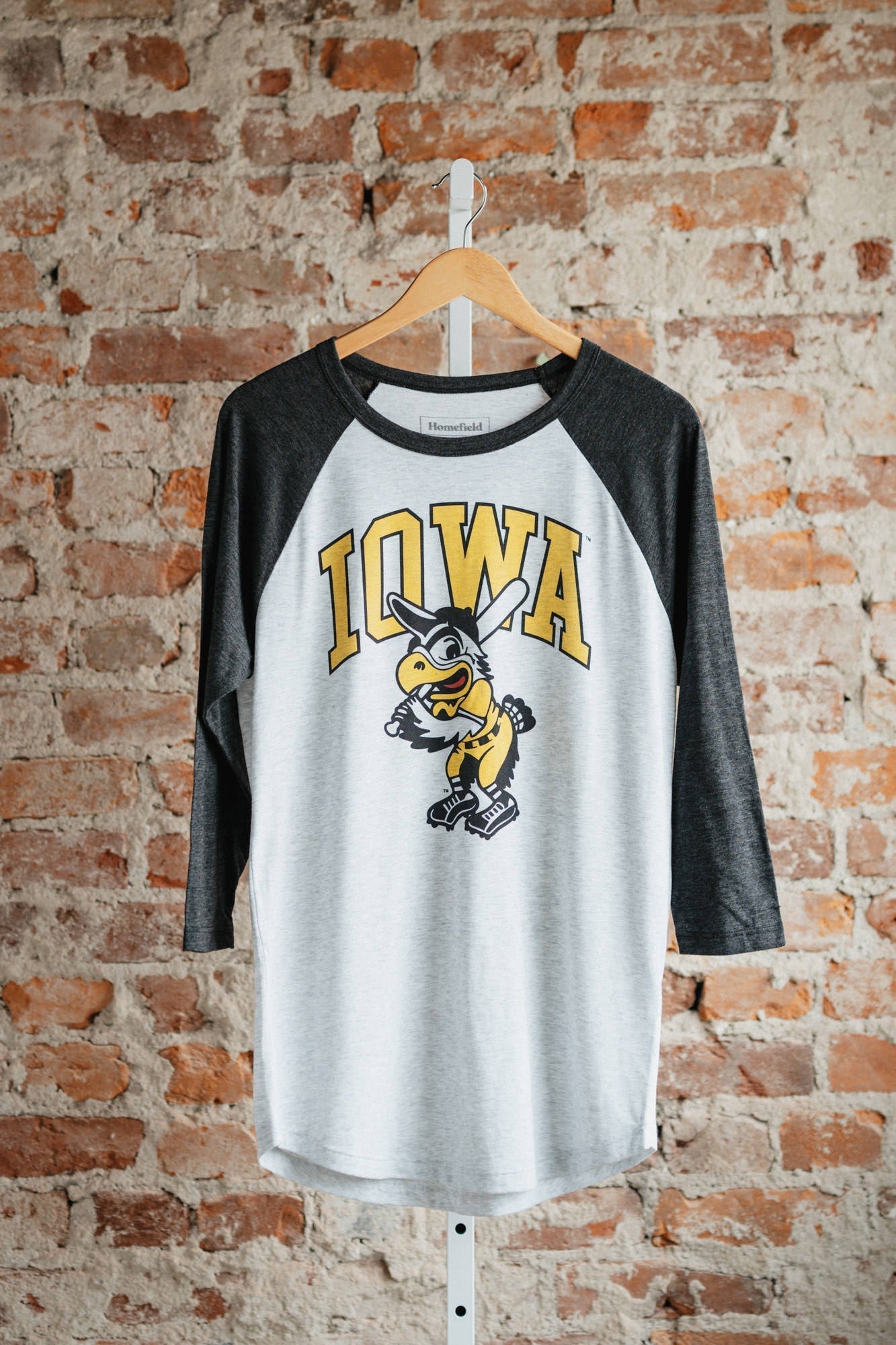 Iowa Herky the Hawk Baseball Tee Style001 Hoodie, Sweatshirt | CoreVibeTees.com (Image 2)
