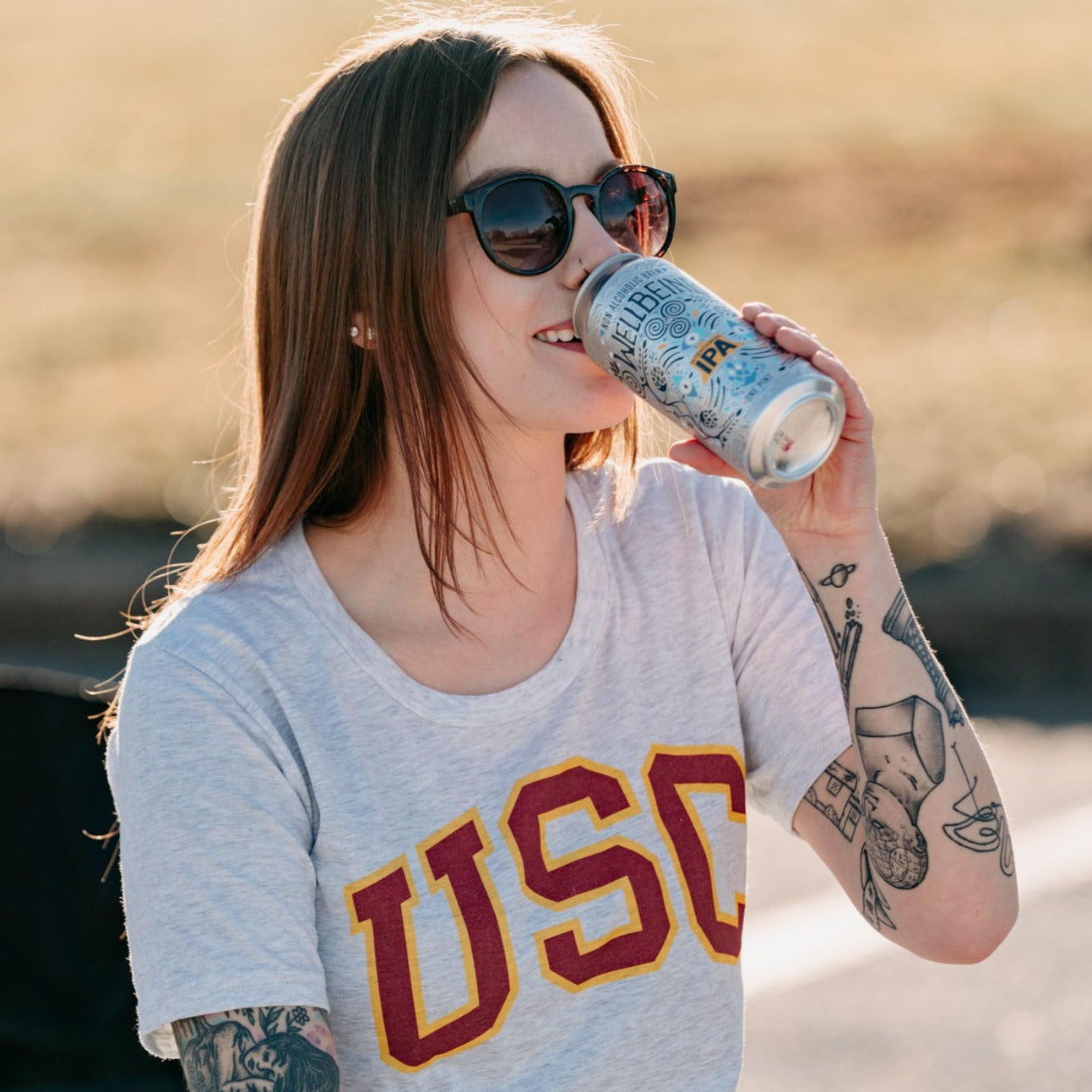 USC Classic Women's Tee Hoodie, Sweatshirt | CoreVibeTees.com (Image 2)