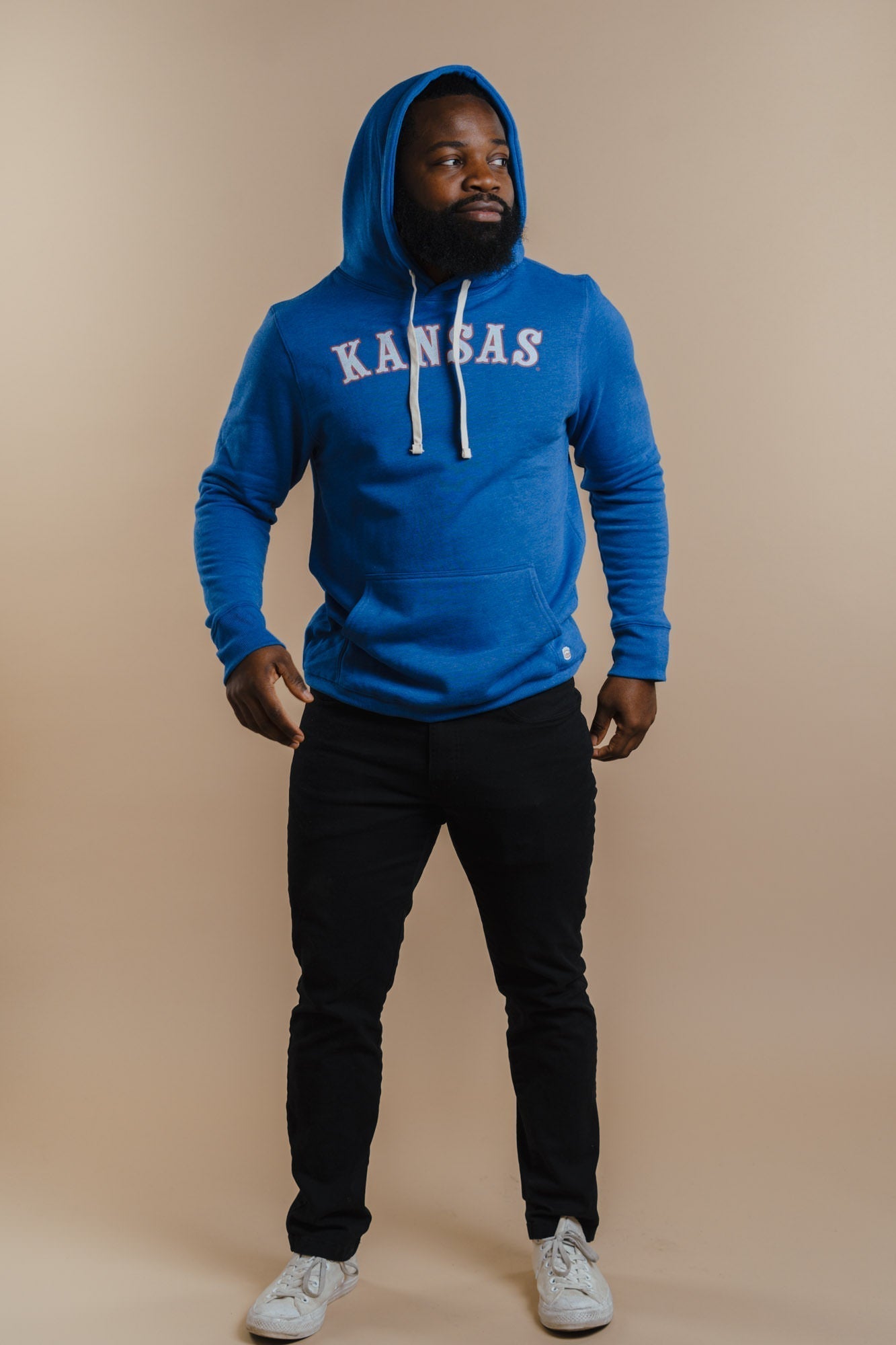 Kansas "Circus Font" Basketball Hoodie T-Shirts, Sweatshirt | CoreVibeTees.com (Image 2)