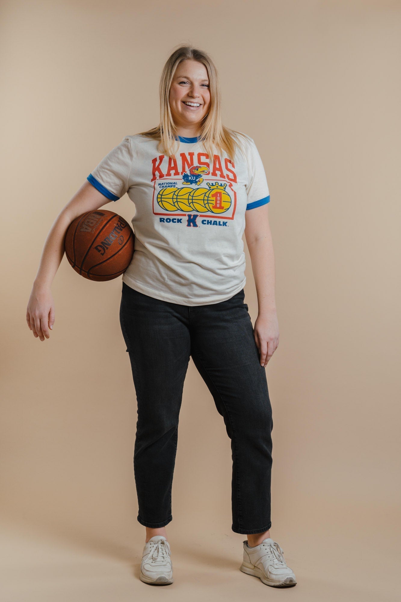 Kansas Basketball 1988 Champs Ringer Tee Hoodie, Sweatshirt | CoreVibeTees.com (Image 2)