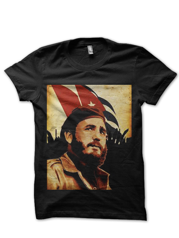 Fidel Castro Black T-Shirt Hoodie, Sweatshirt | CoreVibeTees.com