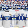 Finland 2026 IIHF World Champions Custom Hockey Jersey