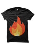 Fire Emoji Black T-Shirt Hoodie, Sweatshirt | CoreVibeTees.com