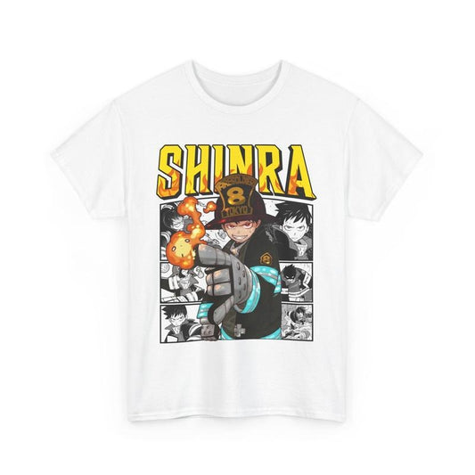 Fire Force Manga Tshirt, Shinra Kusakabe Tshirt, Curated Manga Panels, Anime Tshirt
