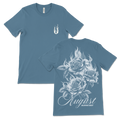 Burning Flowers Blue T-Shirt Hoodie, Sweatshirt | CoreVibeTees.com