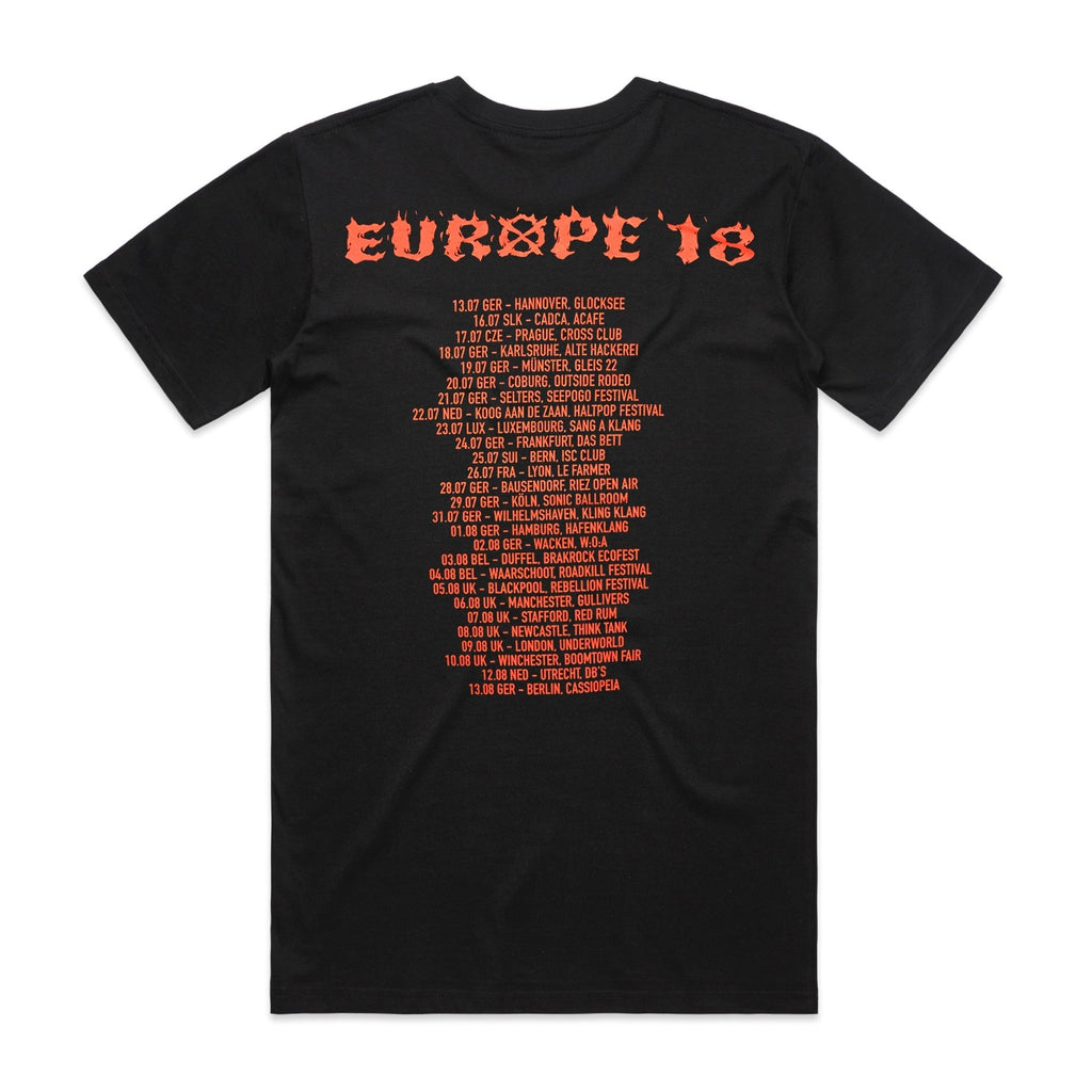 Fire Sky Europe Tour T-shirt (Black) Hoodie, Sweatshirt | CoreVibeTees.com (Image 2)
