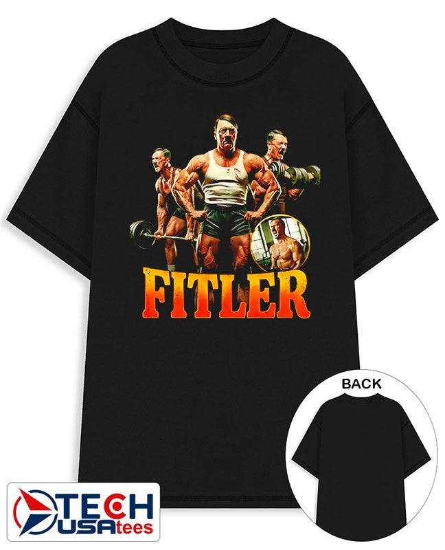 Fitler Adolf Hitler Gym meme shirt