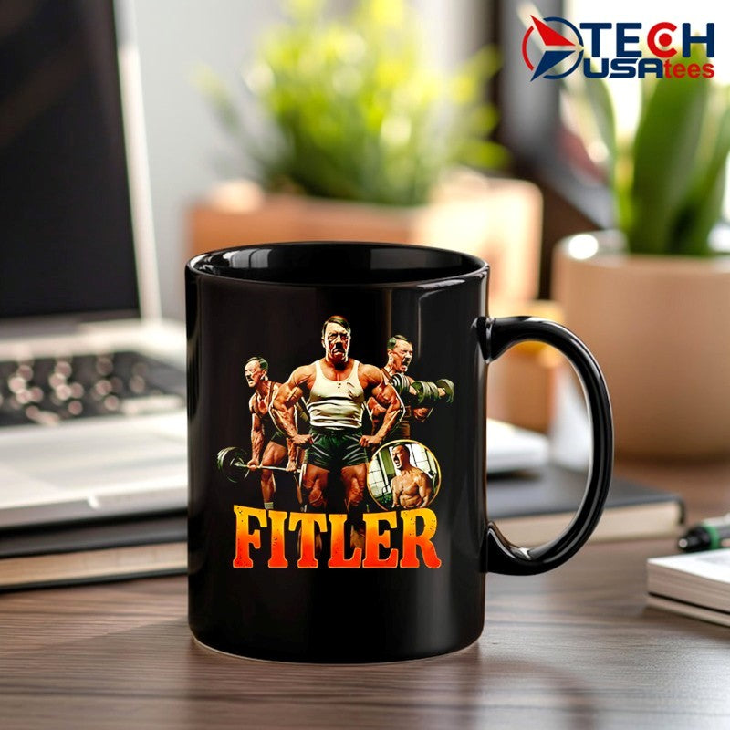Fitler Adolf Hitler Gym meme shirt