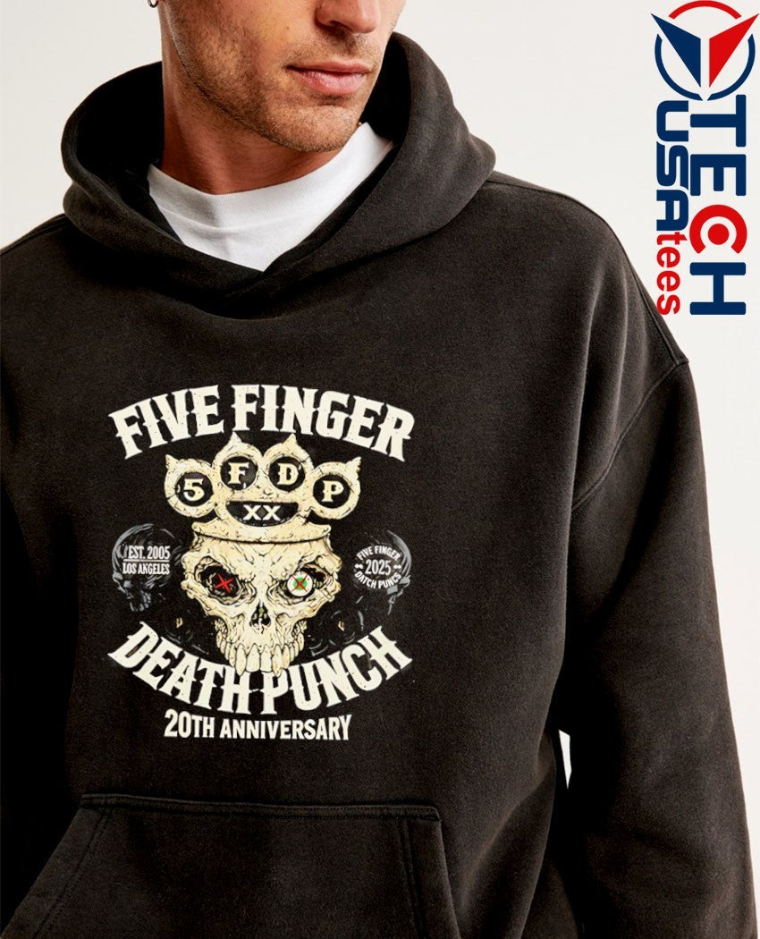 Five Finger Death Punch 20th Anniversary Tour 2026 shirt