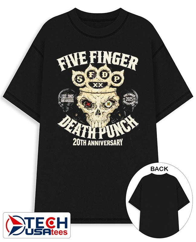 Five Finger Death Punch 20th Anniversary Tour 2026 shirt