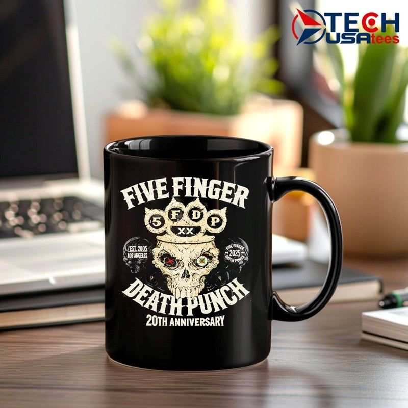 Five Finger Death Punch 20th Anniversary Tour 2026 shirt