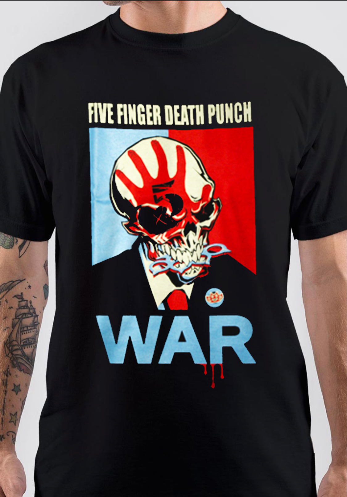 Five Finger Death Punch War T-Shirt Hoodie, Sweatshirt | CoreVibeTees.com