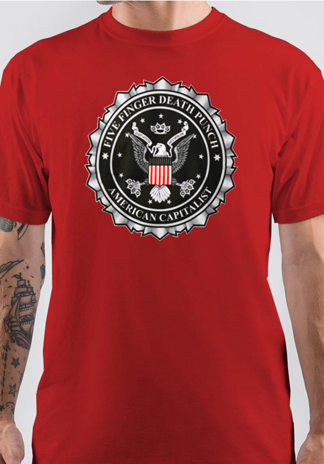 Five Finger Death Punch American Capitalist T-Shirt Hoodie, Sweatshirt | CoreVibeTees.com