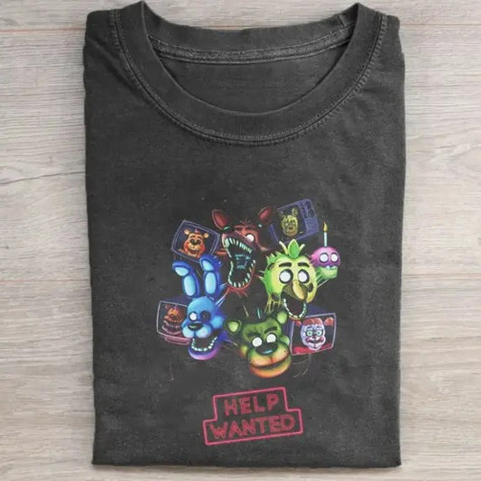 Five Nights at Freddy's Help Wanted V2 T-shirt, Horror Movie Shirt, Horror Character, Funny Halloween Shirt, Unisex T-Shirt, Gift For Men Women