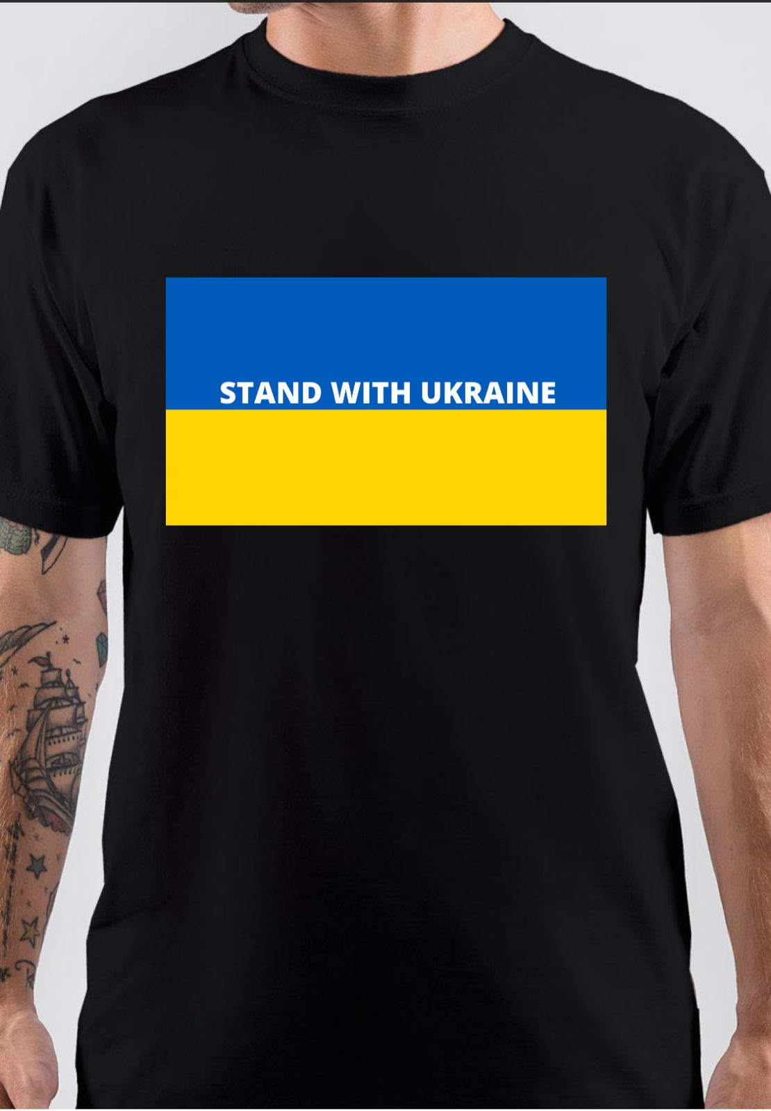 Flag Of Ukraine T-Shirt Style002 Hoodie, Sweatshirt | CoreVibeTees.com