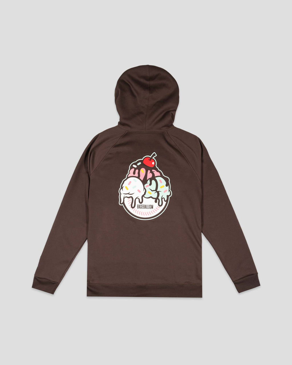 Flag Man Frozen Treats Ice Cream Sundae Hoodie (Chocolate) - Youth T-Shirts, Sweatshirt | CoreVibeTees.com (Image 2)