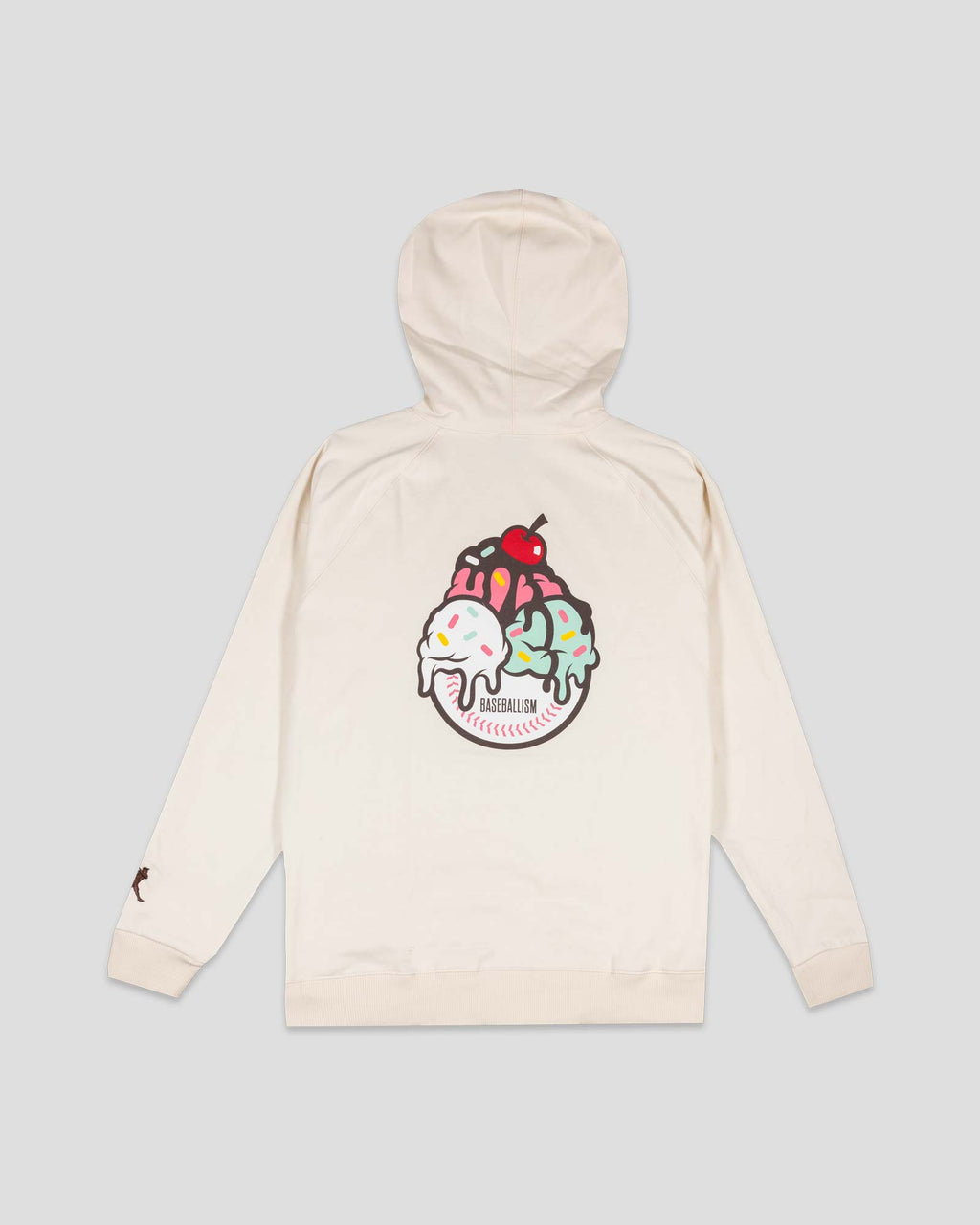 Flag Man Frozen Treats Ice Cream Sundae Hoodie (Vanilla) - Youth T-Shirts, Sweatshirt | CoreVibeTees.com (Image 2)