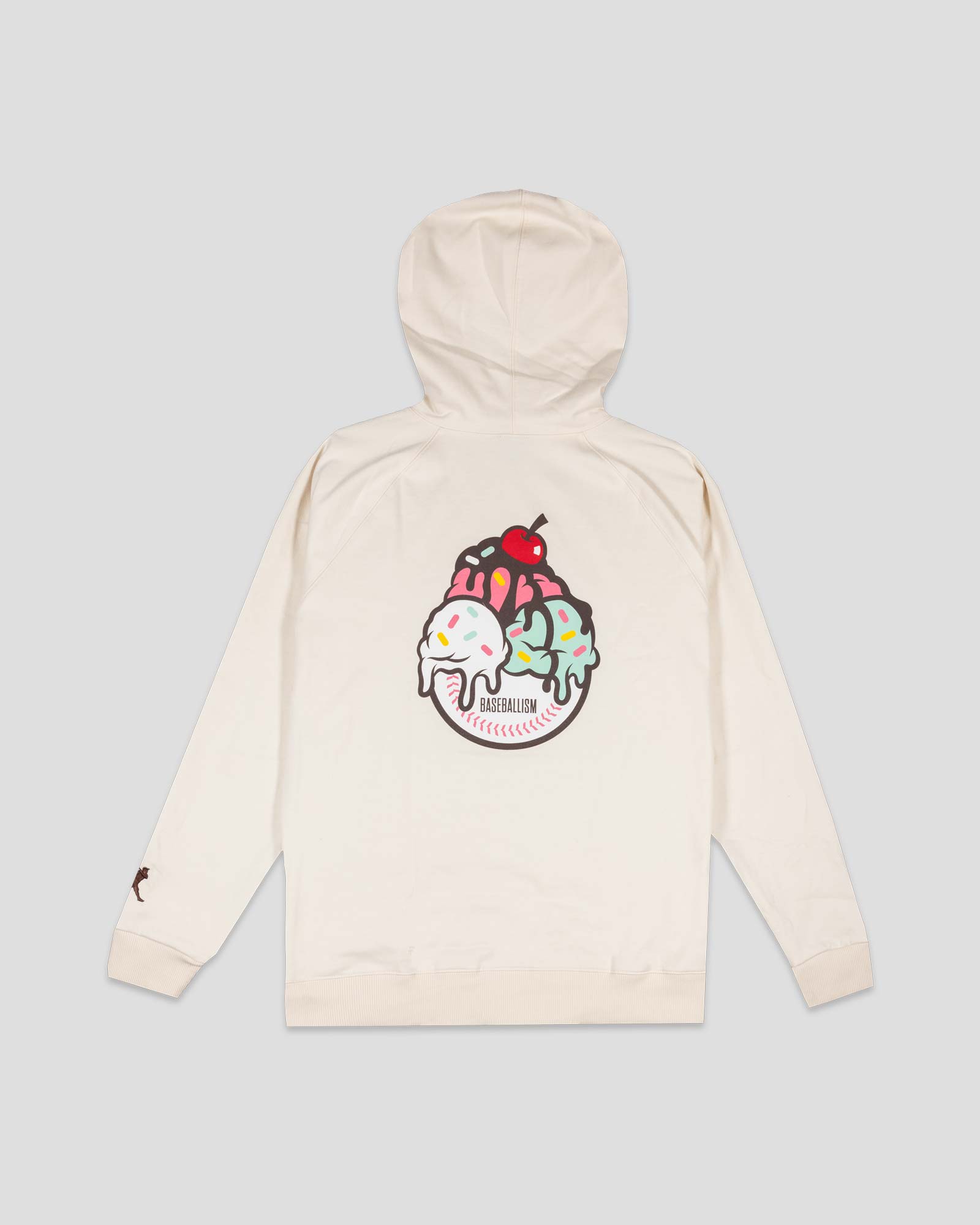 Flag Man Frozen Treats Ice Cream Sundae Hoodie (Vanilla) - Youth T-Shirts, Sweatshirt | CoreVibeTees.com (Image 2)