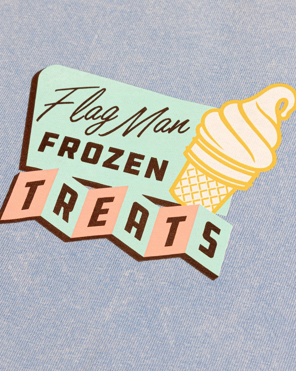 Flag Man Frozen Treats Ice Cream Sundae Oversized T-Shirt (Cotton Candy) Hoodie, Sweatshirt | CoreVibeTees.com (Image 3)