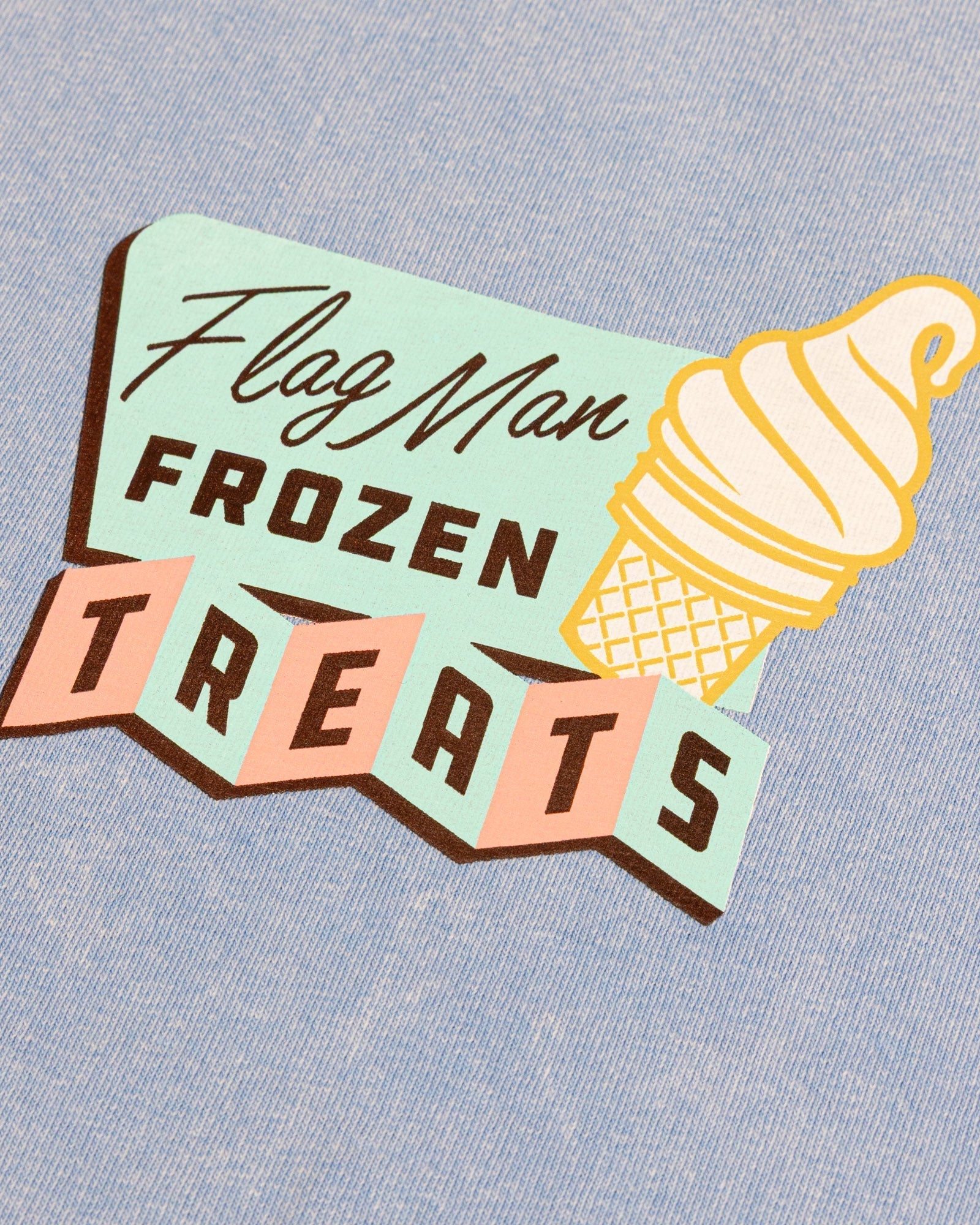 Flag Man Frozen Treats Ice Cream Sundae Oversized T-Shirt (Cotton Candy) Hoodie, Sweatshirt | CoreVibeTees.com (Image 3)