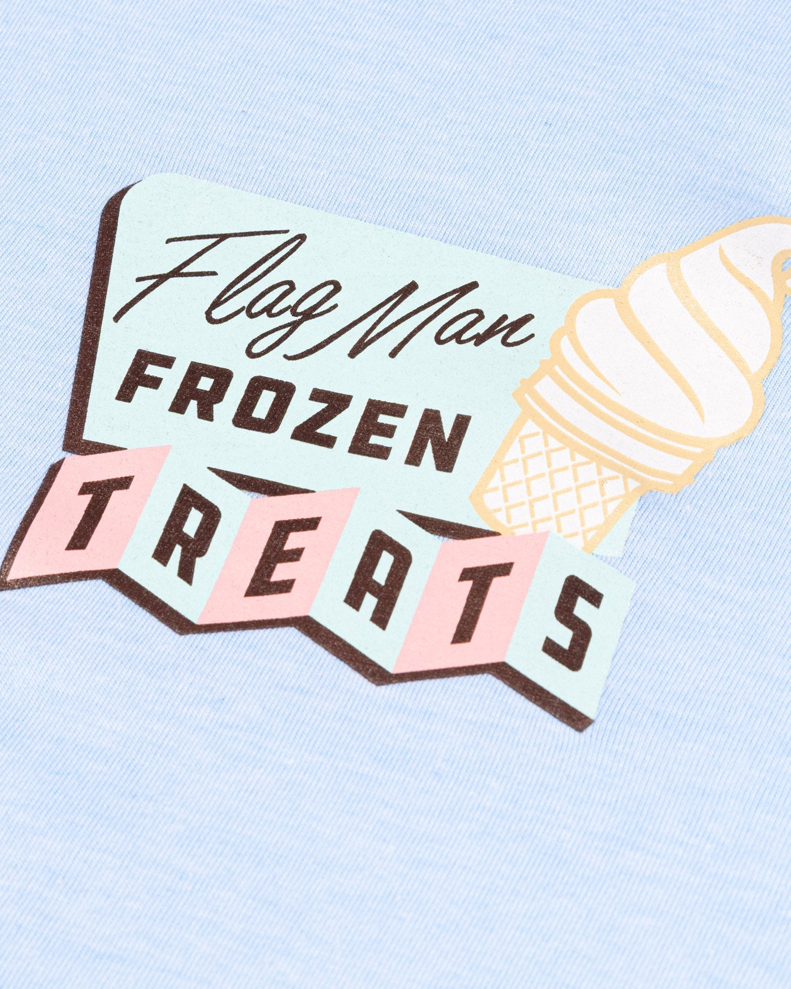 Flag Man Frozen Treats Ice Cream Sundae T-Shirt (Cotton Candy) - Youth Hoodie, Sweatshirt | CoreVibeTees.com (Image 3)