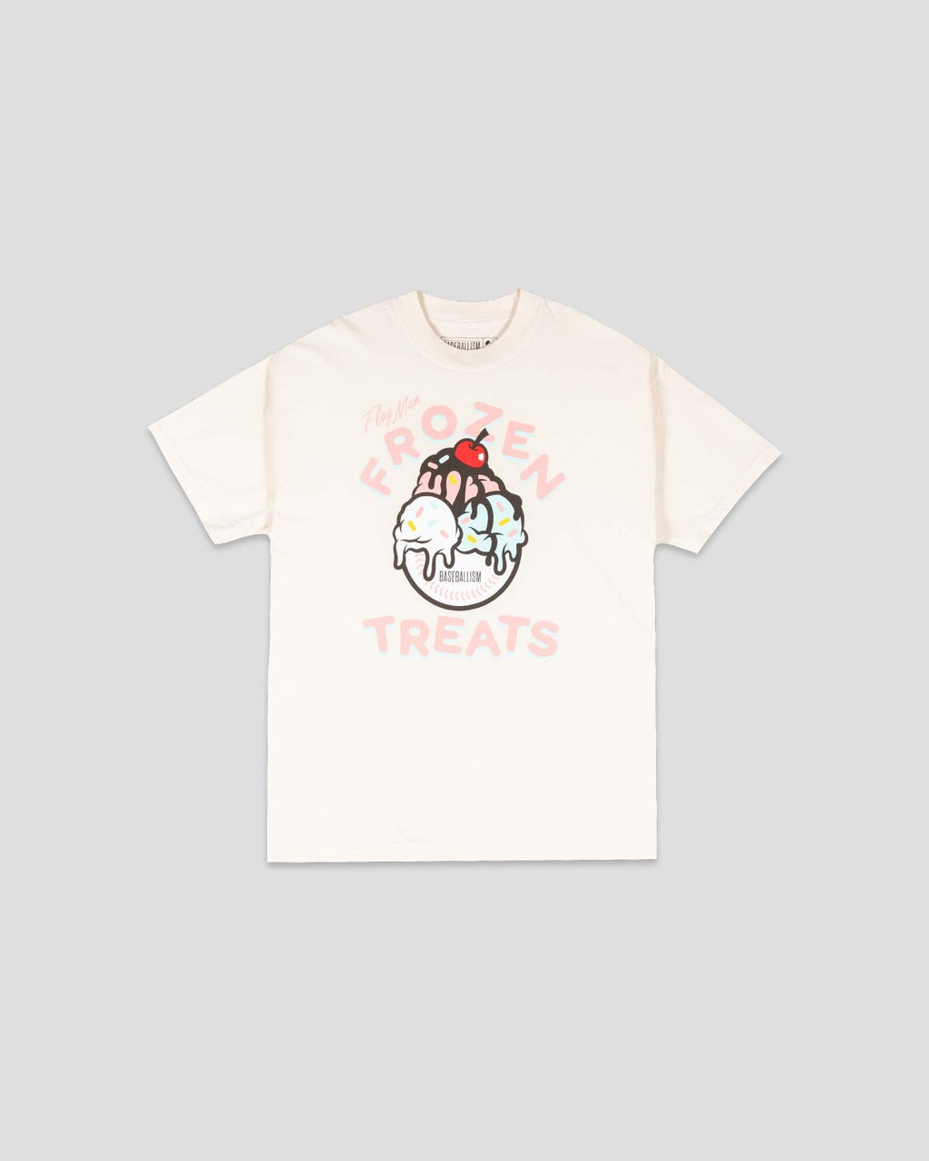 Flag Man Frozen Treats Ice Cream Sundae T-Shirt (Vanilla) - Youth Hoodie, Sweatshirt | CoreVibeTees.com (Image 1)
