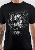 Flaming Tiger Black T-Shirt Hoodie, Sweatshirt | CoreVibeTees.com