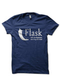 Flask Python Navy Blue T-Shirt Hoodie, Sweatshirt | CoreVibeTees.com