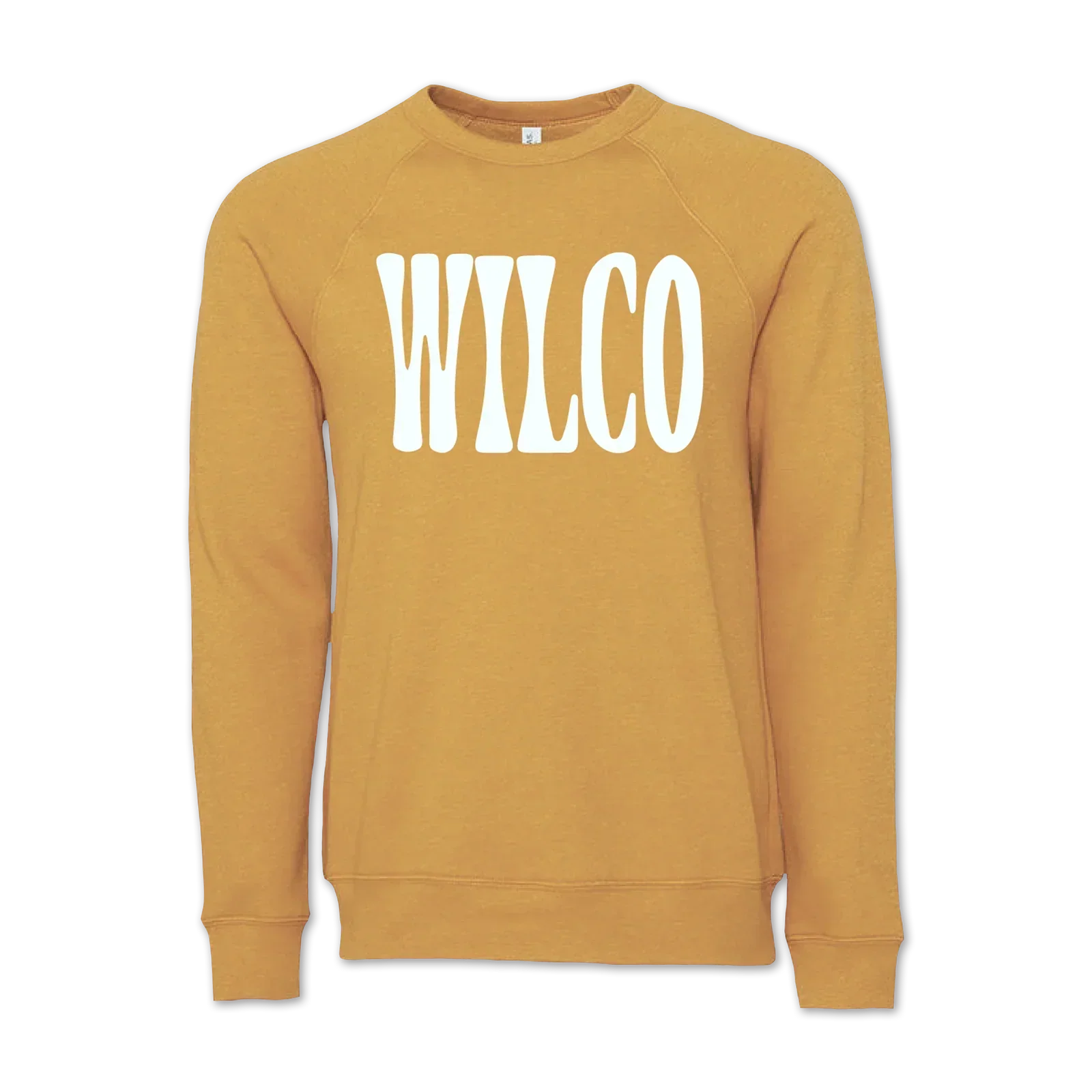 Flocked Logo Sweatshirt (Mustard) T-Shirts, Hoodie | CoreVibeTees.com