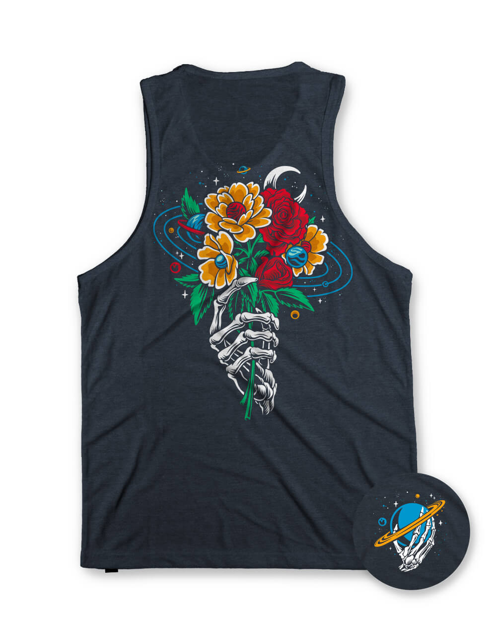 Floral Orbit Tank T-Shirts, Hoodie, Sweatshirt | CoreVibeTees.com (Image 1)