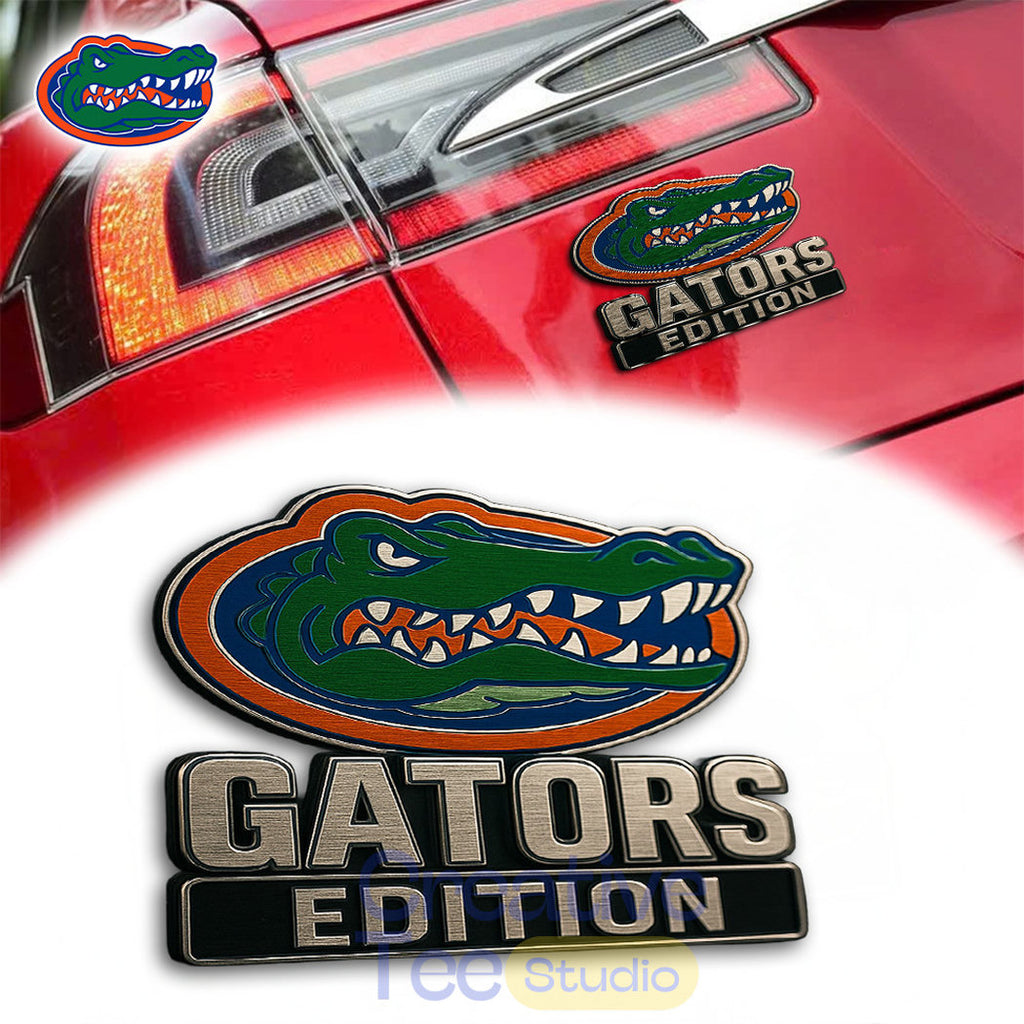 Florida Gators Custom Car Name Badge