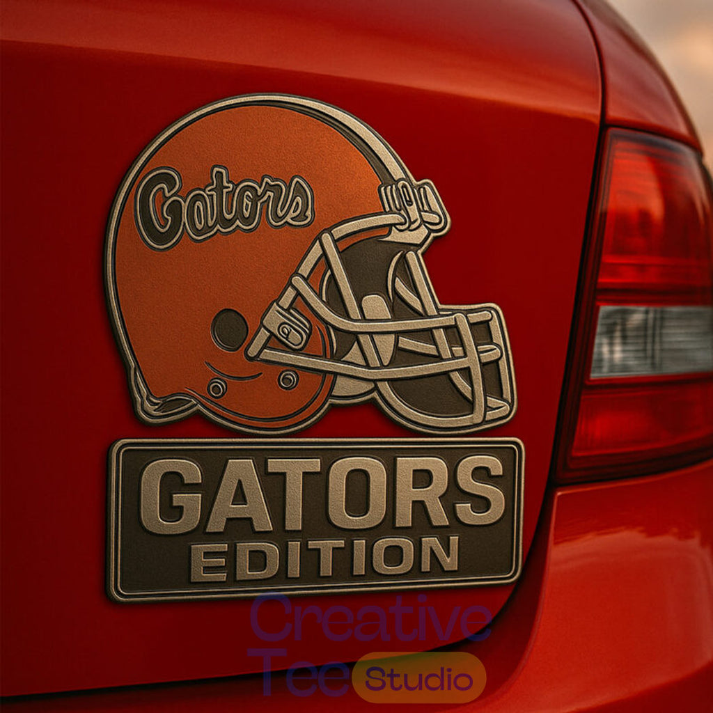Florida Gators Custom Car Name Badge
