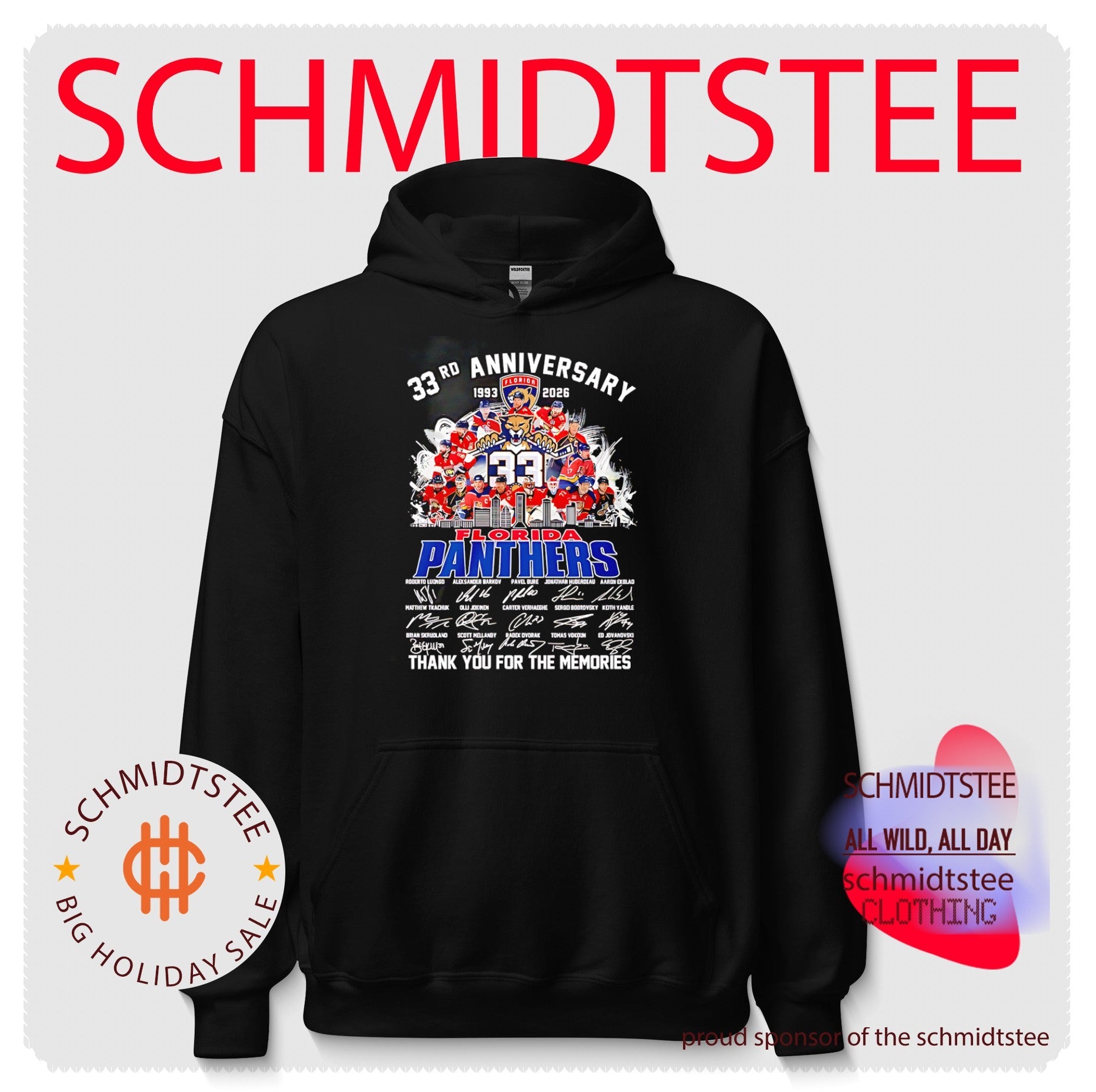 Florida Panthers 33rd anniversary thank you for the memories shirt