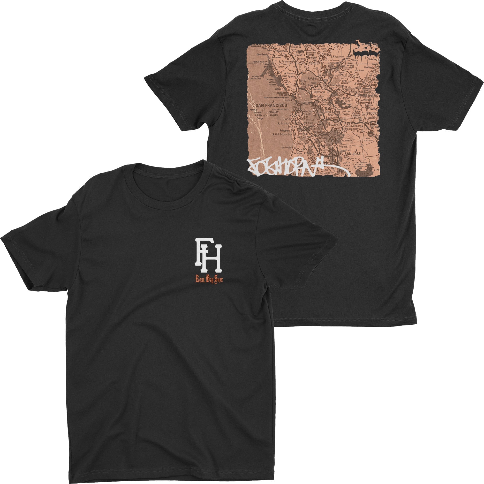Foghorn - RBS Map t-shirt Hoodie, Sweatshirt | CoreVibeTees.com (Image 1)