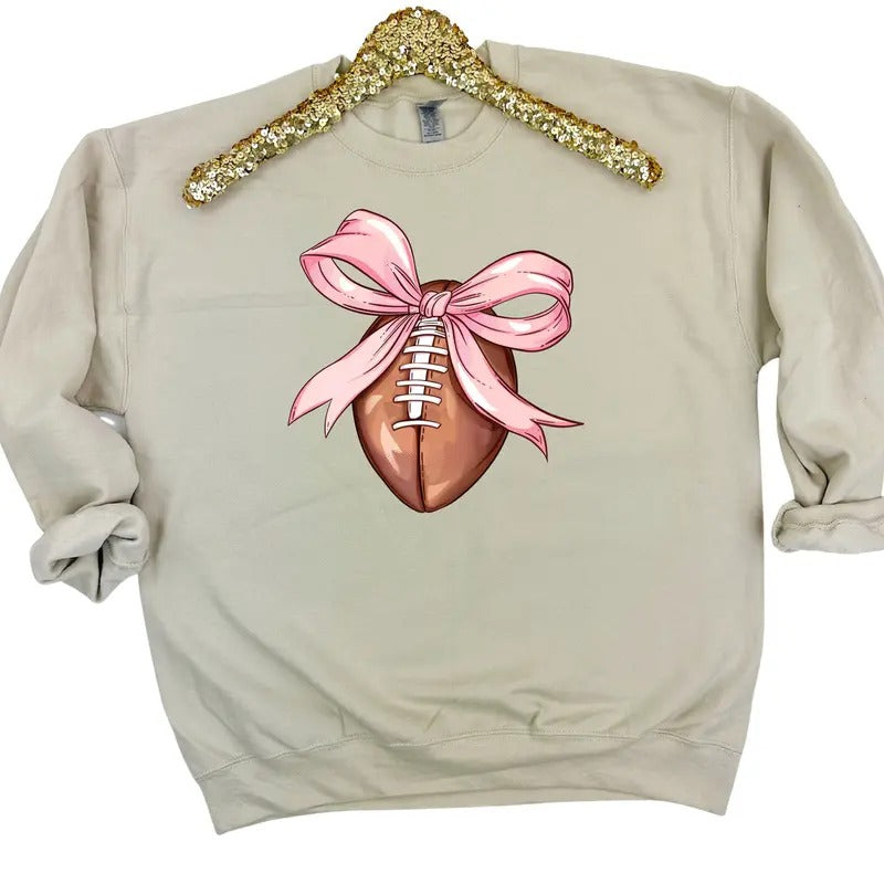 Football Coquette Sweatshirt 'NLB' T-Shirts, Hoodie | CoreVibeTees.com