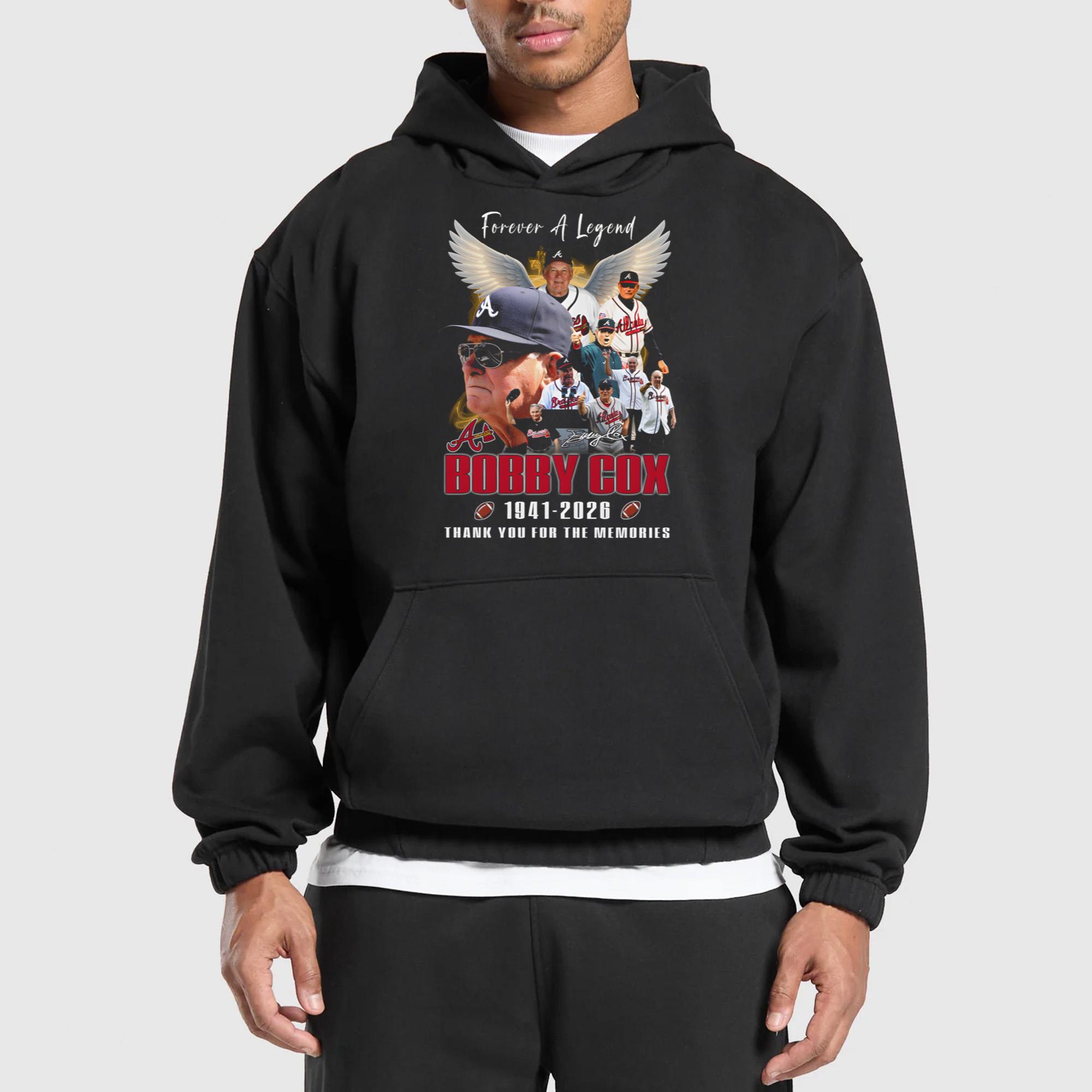 Forever A Legend Bobby Cox 1941-2026 Thank You For The Memories Shirt