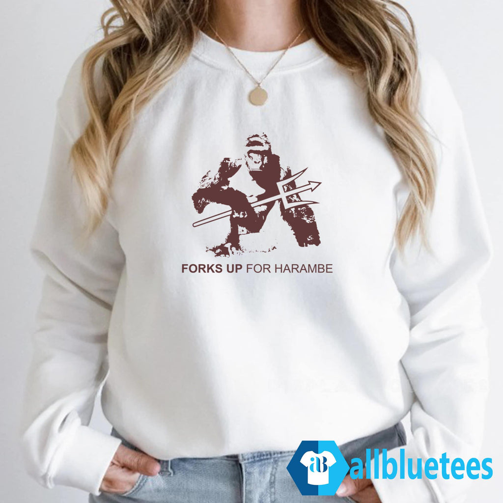 Forks Up For Harambe Shirt