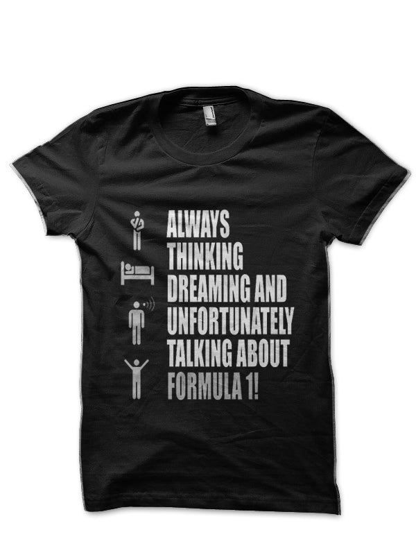 Formula 1 Black T-Shirt Style005 Hoodie, Sweatshirt | CoreVibeTees.com