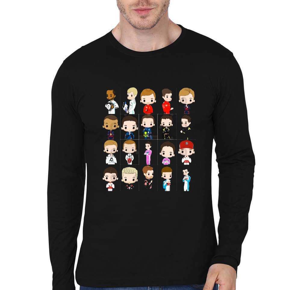Formula 1 Full Sleeve T-Shirt Style001 Hoodie, Sweatshirt | CoreVibeTees.com